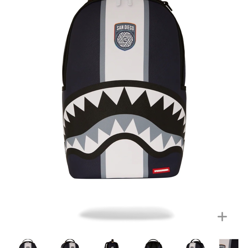 Black and White Shark Backpack (PRICE IS FIRM)